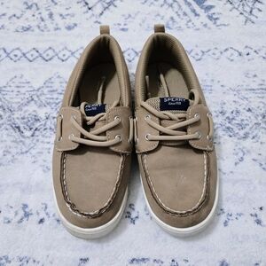 Sperry Kids Tan Boat Shoes